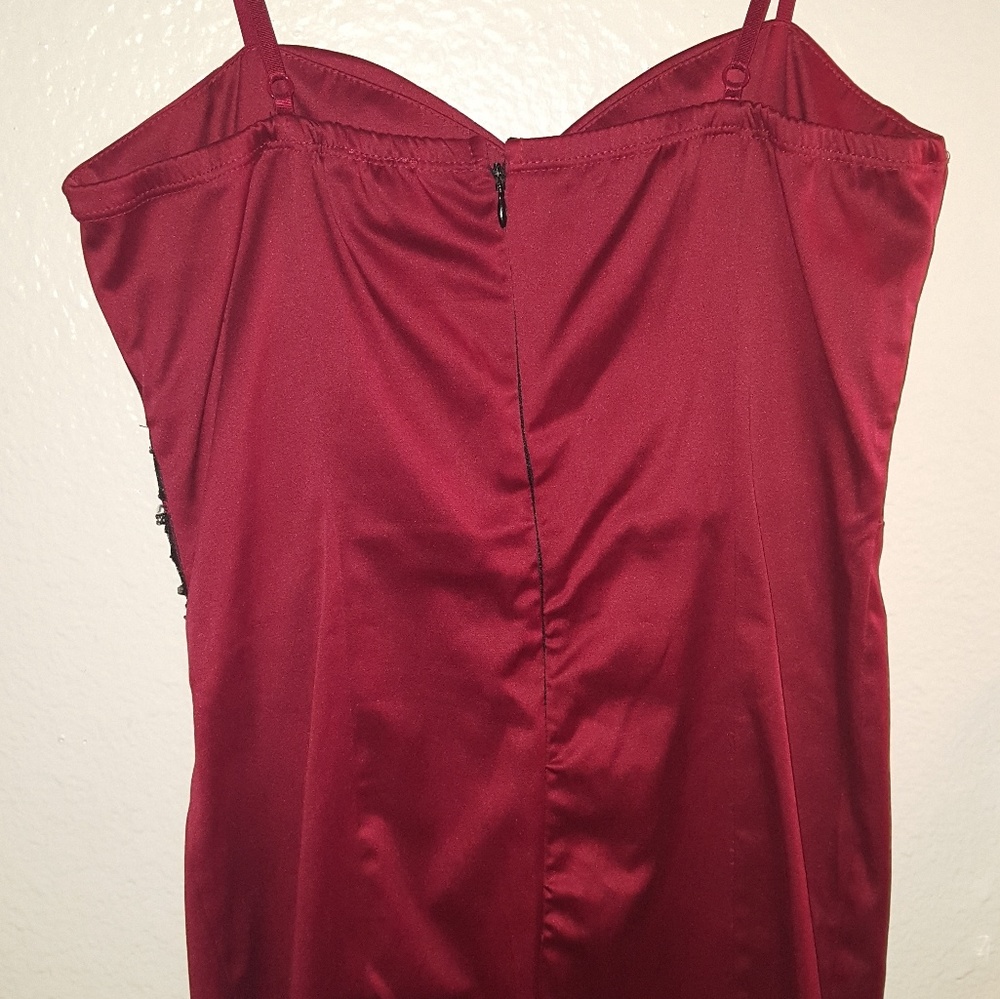 Red Short Prom Dress - Picture 4 of 8